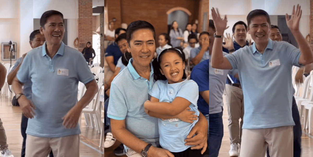 Vic Sotto surprises daughter Tali with school dance number